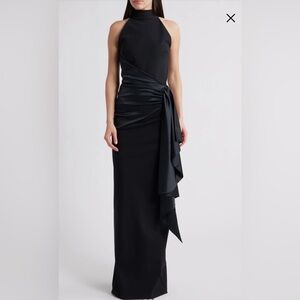 Chiara Boni Elegant Black Maxi Dress